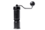 SOU SIK stainless steel manual coffee grinder with LeBrew Burrs 01 system, showing the hand coffee grinder design and burr structure details.
