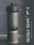 SOU SIK stainless steel manual coffee grinder with LeBrew Burrs 01 system, showing the hand coffee grinder design and burr structure details.
